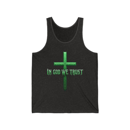 In God We Trust | Men’s Tank Top – Built on Faith