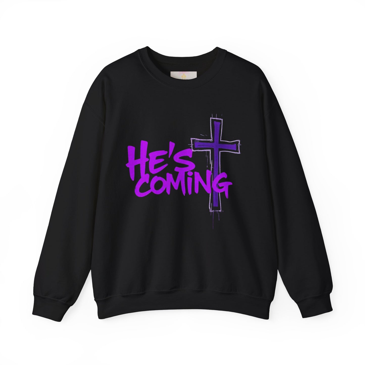 He’s Coming - Women's Bold Christian Sweatshirt