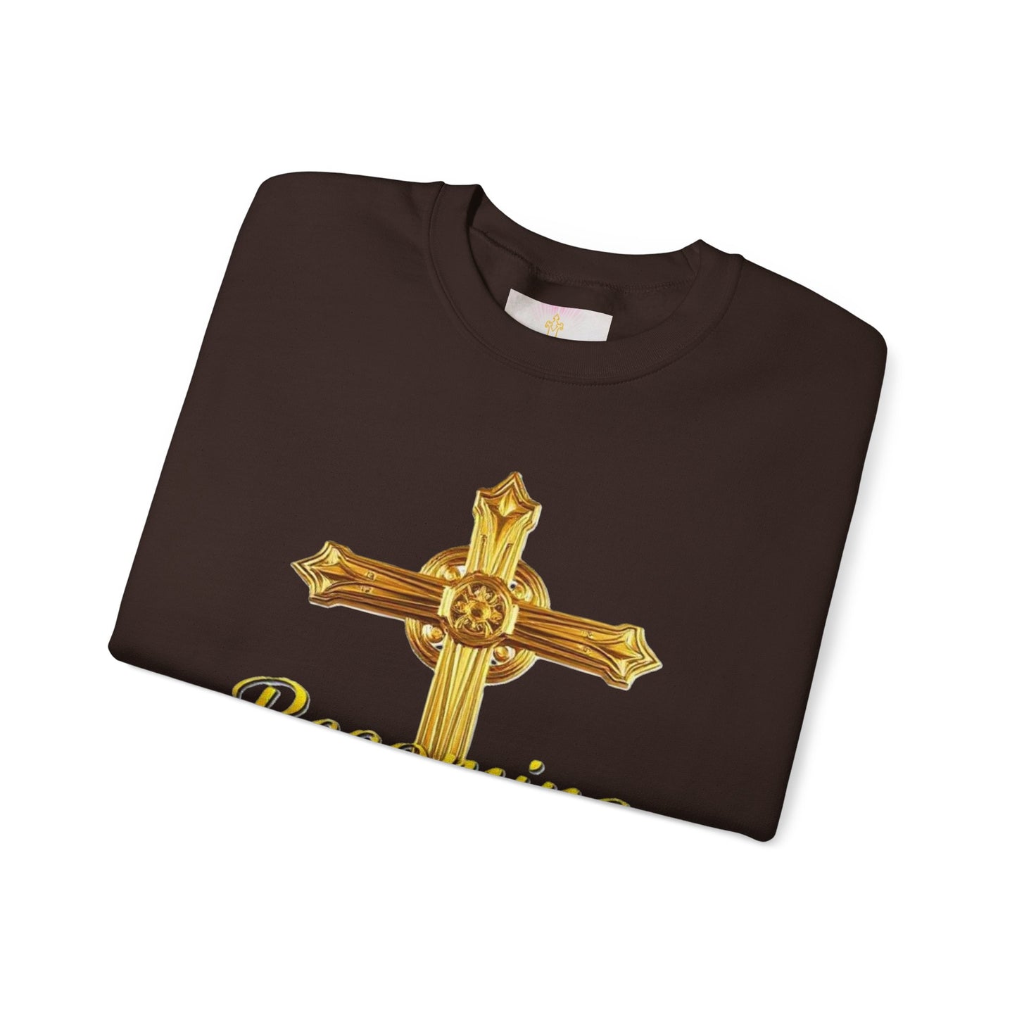 Becoming Men’s Faith Sweatshirt – Light Lettering (Philippians 1:6)