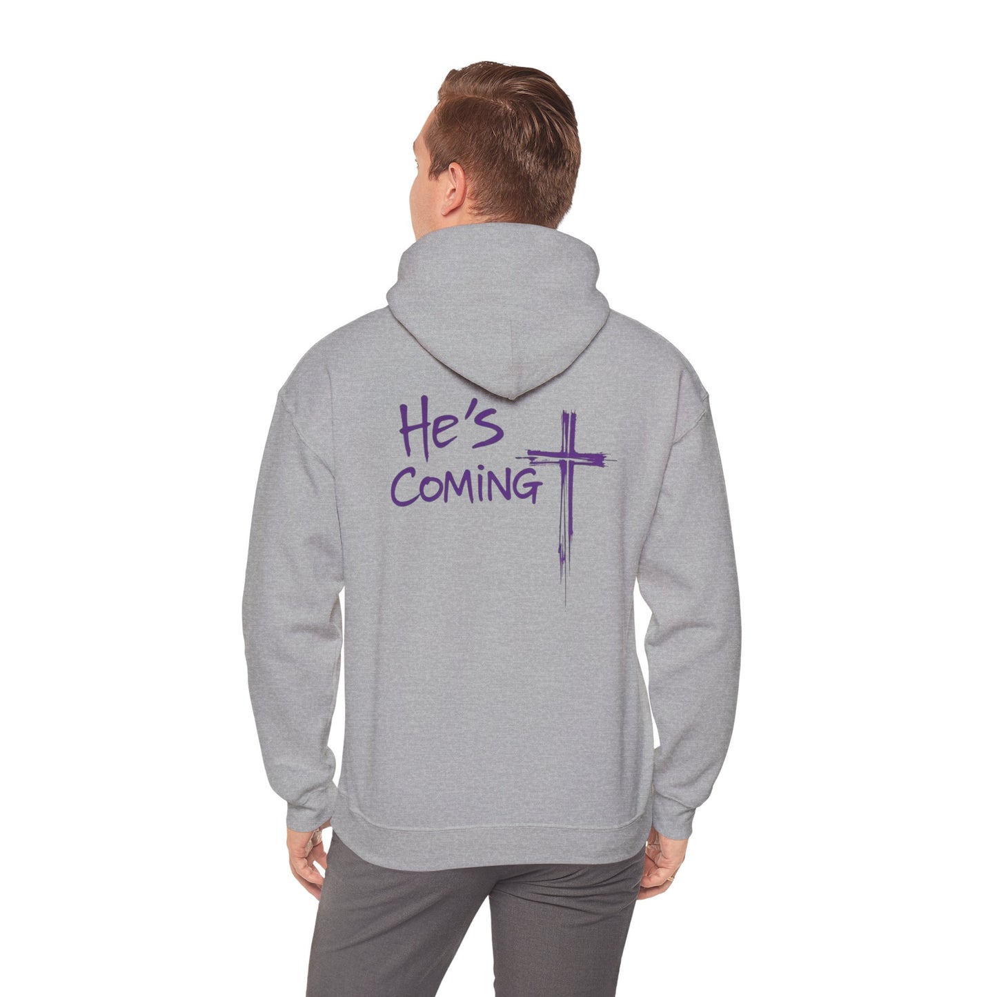 He's Coming, Prepare the Way – Christian Men's Hoodie
