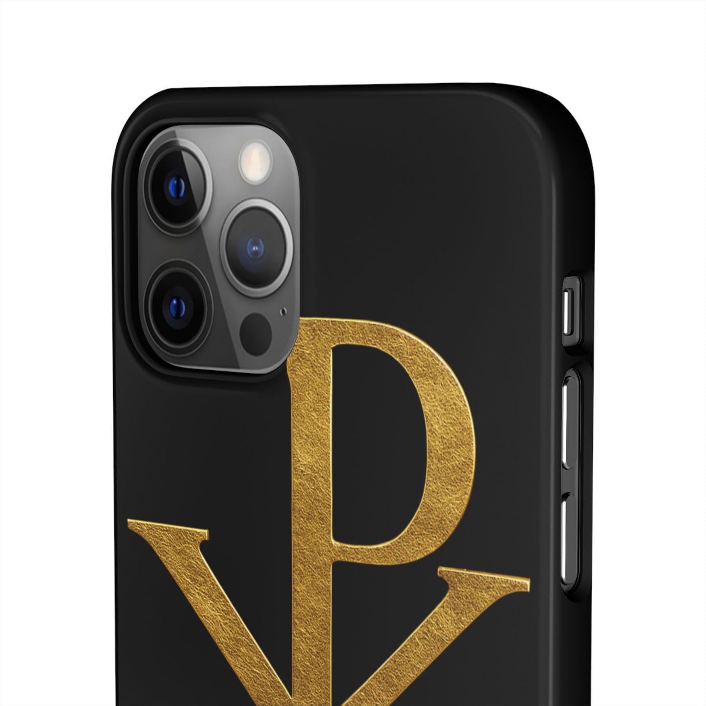 Black Chi Rho Snap Case for iPhone – The Way, Truth & Life