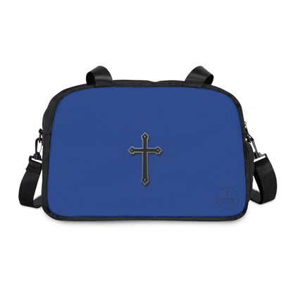 Divine Strength Fitness Bag in Blue – Faith in Motion
