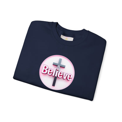 Believe | Women’s Christian Sweatshirt with John 11:40
