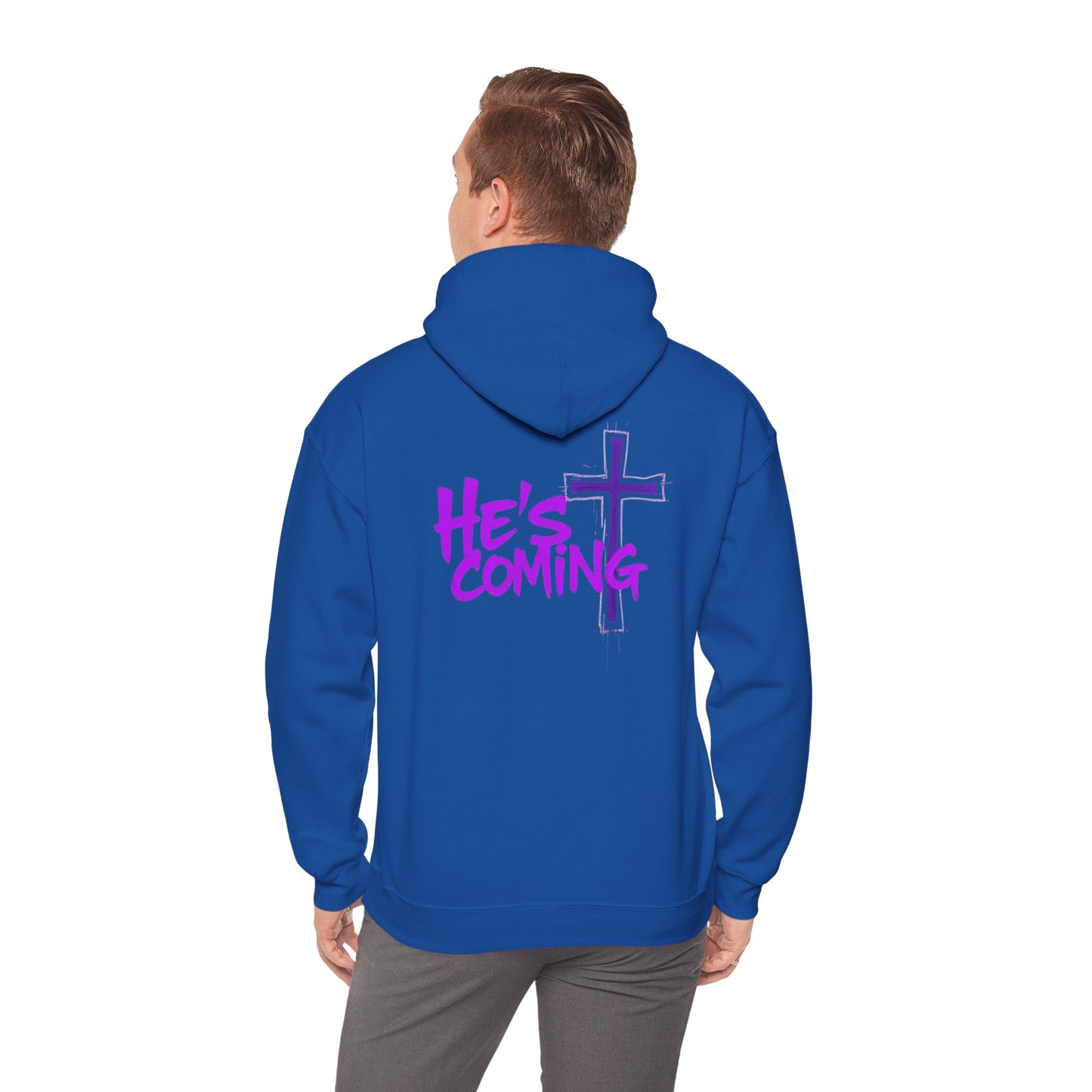 He’s Coming Men’s Christian Streetwear Hoodie