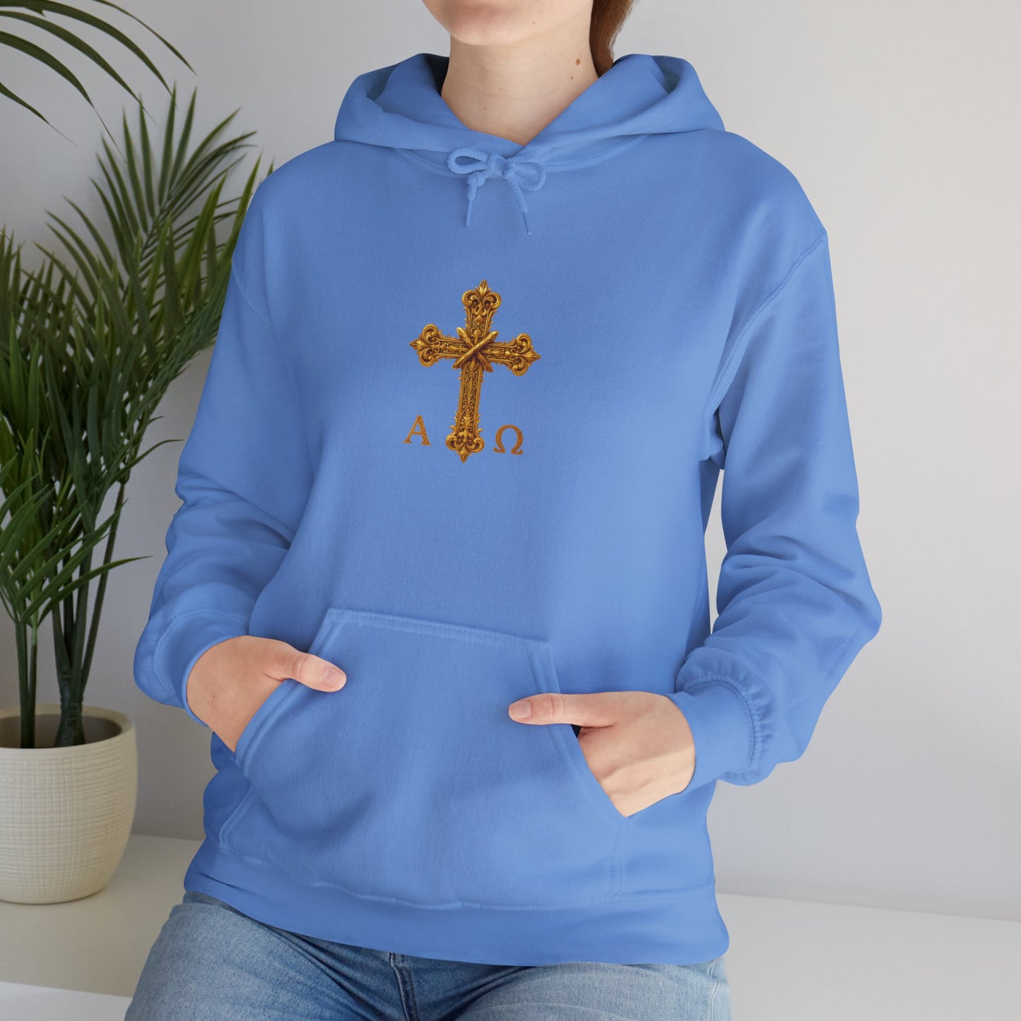 “Soon” Cross Women’s Hoodie – Back Print Christian Declaration