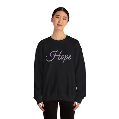 Women’s “Hope” Sweatshirt – Inspirational Scripture Hoodie | Romans 15:13