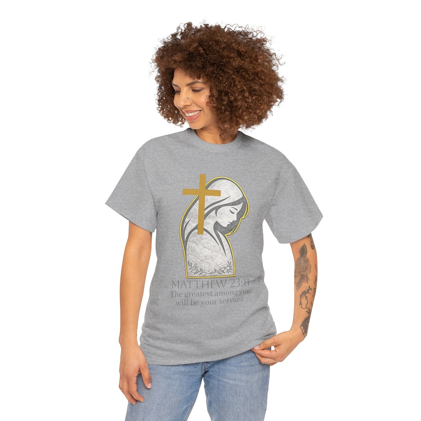 Humble Servant - Women's Christian Tee (Dark Lettering)