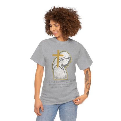 Humble Servant - Women's Christian Tee (Dark Lettering)