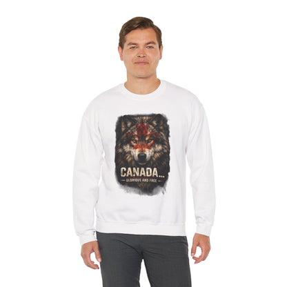 Canada War Paint: Glorious and Free - Men's Sweatshirt