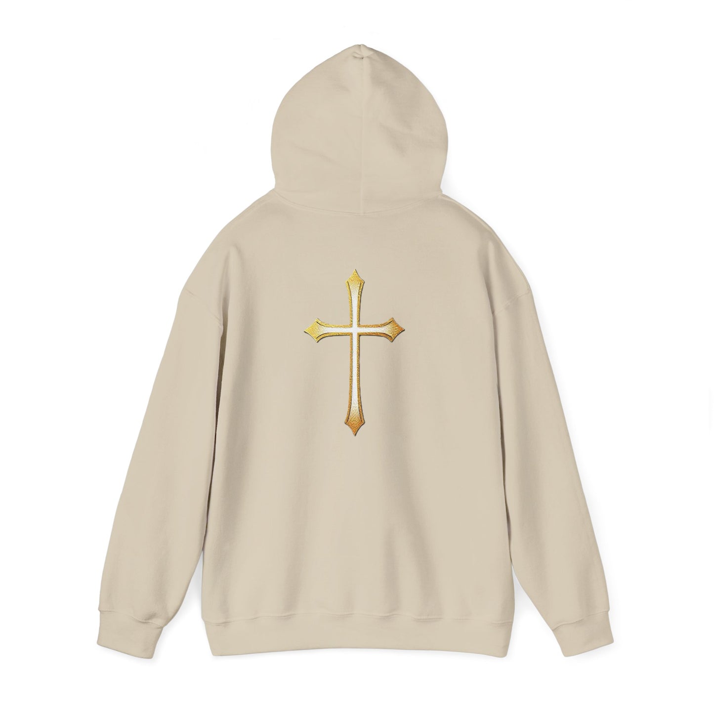 Gold Cross Men's Christian Hoodie