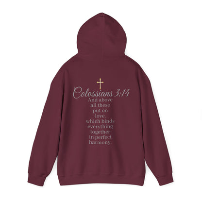 Put On Love Women’s Hoodie – Faith in Every Layer