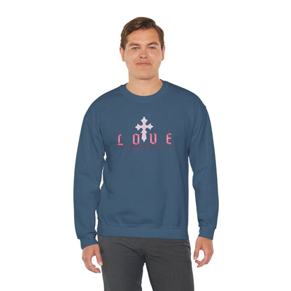 Fearless Love Men’s Sweater – Courage in Faith