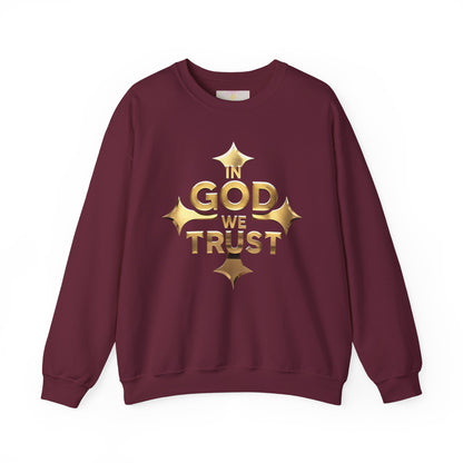 In God We Trust (Gold) - Women’s Christian Sweatshirt