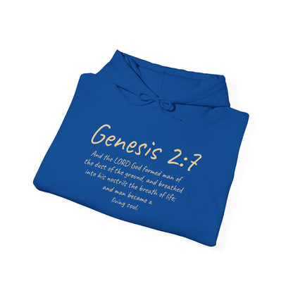 Formed from the Dust (Light Lettering) | Men’s Christian Hoodie with Genesis 2:7