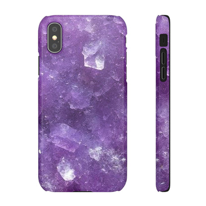 Amethyst Crystal Finish iPhone Snap Case
