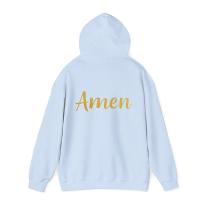 Amen Men’s Hoodie – Inspirational Christian Faith Apparel