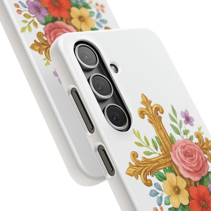 Floral Cross Snap Case for Samsung – Faith in Bloom