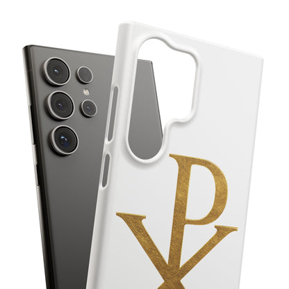 White Chi Rho Snap Case for Samsung – Guiding Light