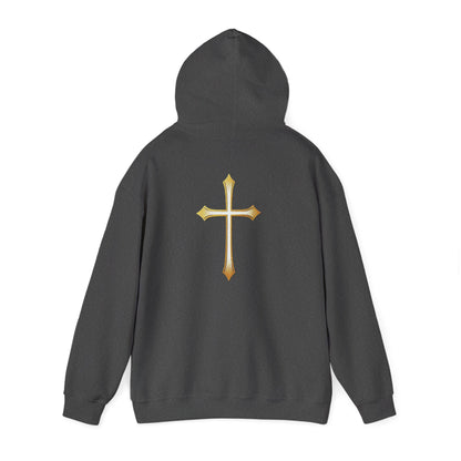 Gold Cross Men's Christian Hoodie