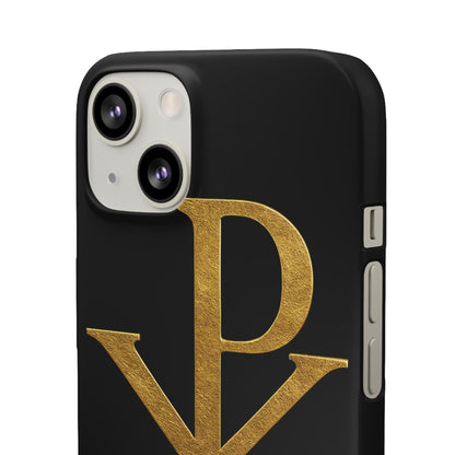 Black Chi Rho Snap Case for iPhone – The Way, Truth & Life