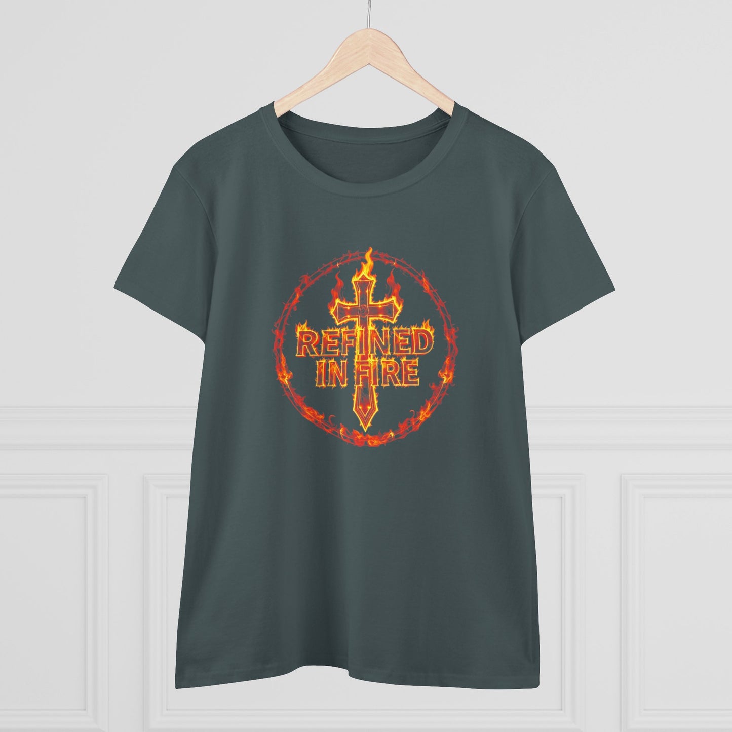 Refined in Fire – Women's Tee of Fierce Faith