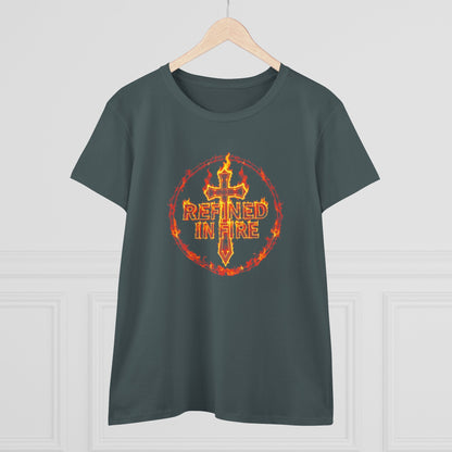 Refined in Fire – Women's Tee of Fierce Faith