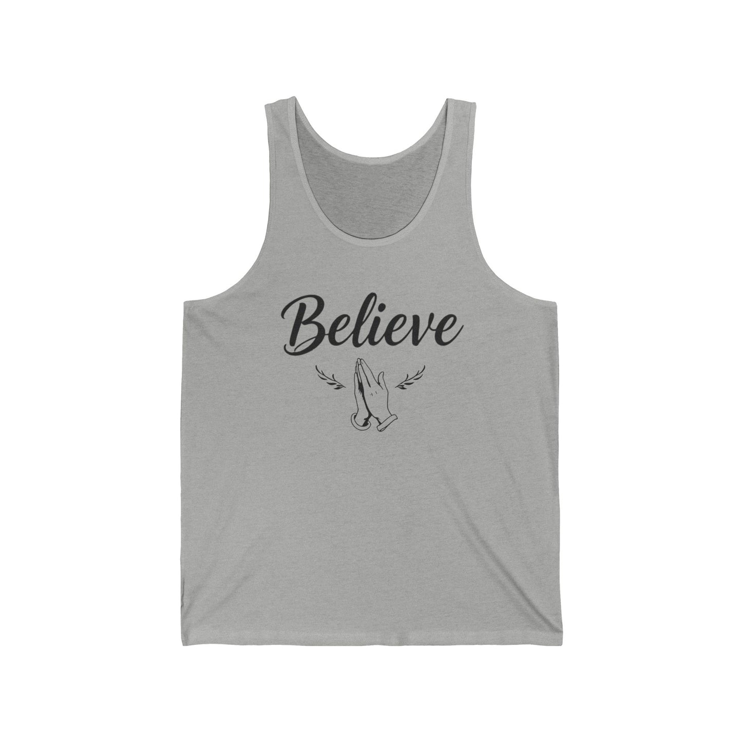 Believe in Christ – Women’s Christian Tank Top with Romans 10:9