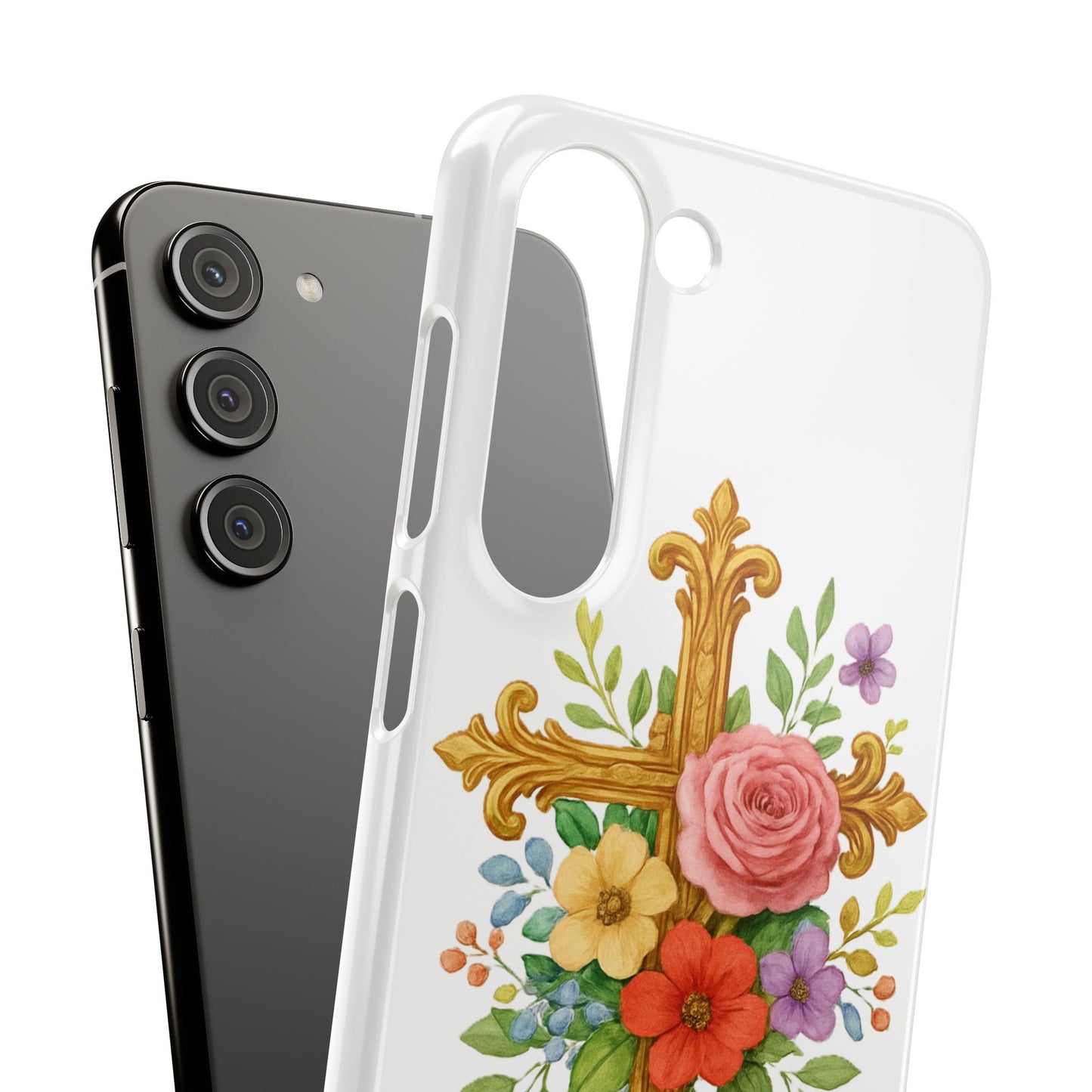 Floral Cross Snap Case for Samsung – Faith in Bloom