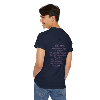 Men’s “Hope” Tee – Bold Scripture Design | Isaiah 40:31