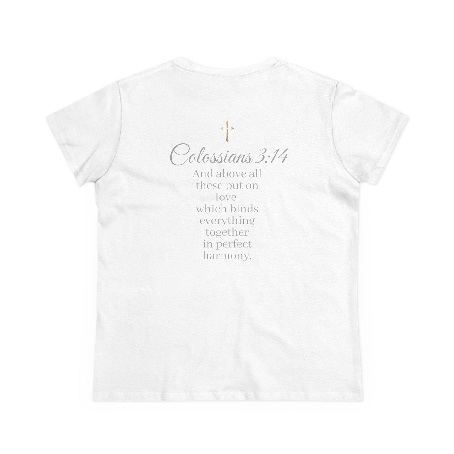 Put On Love Women’s T-Shirt – Grace in Every Thread
