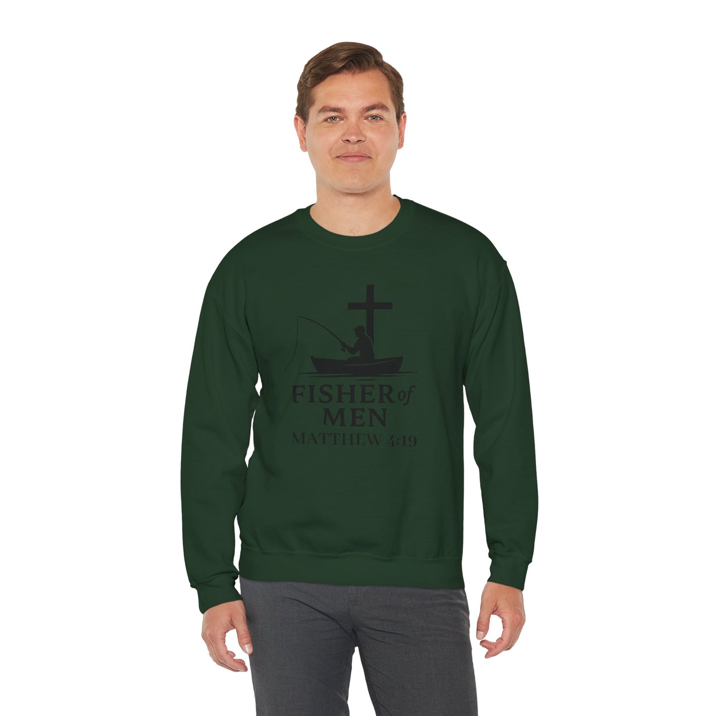 Fisher of Men – Men’s Christian Sweatshirt