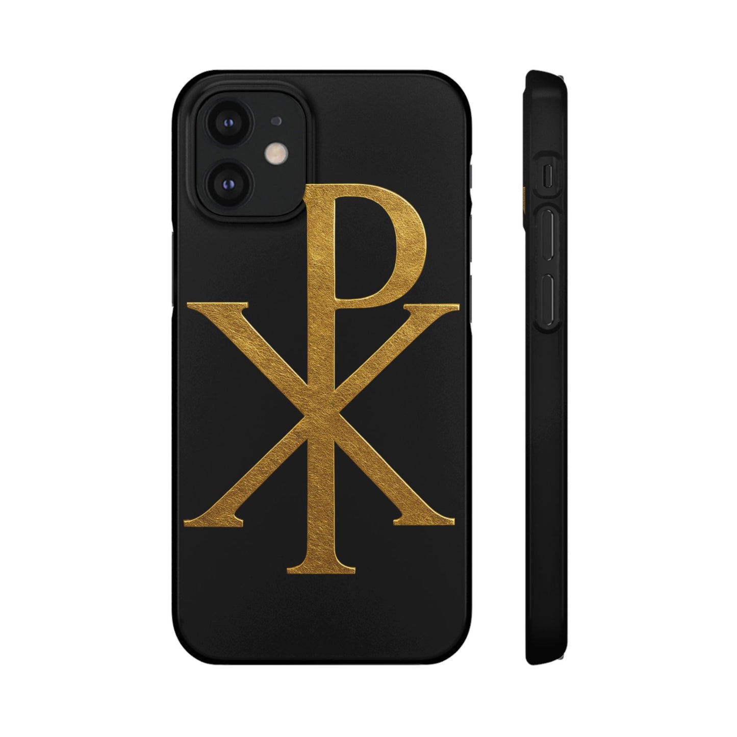 Black Chi Rho Snap Case for iPhone – The Way, Truth & Life