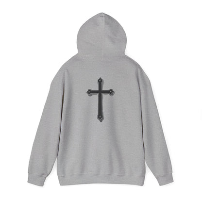 Warrior’s Black Cross Men’s Christian Hoodie