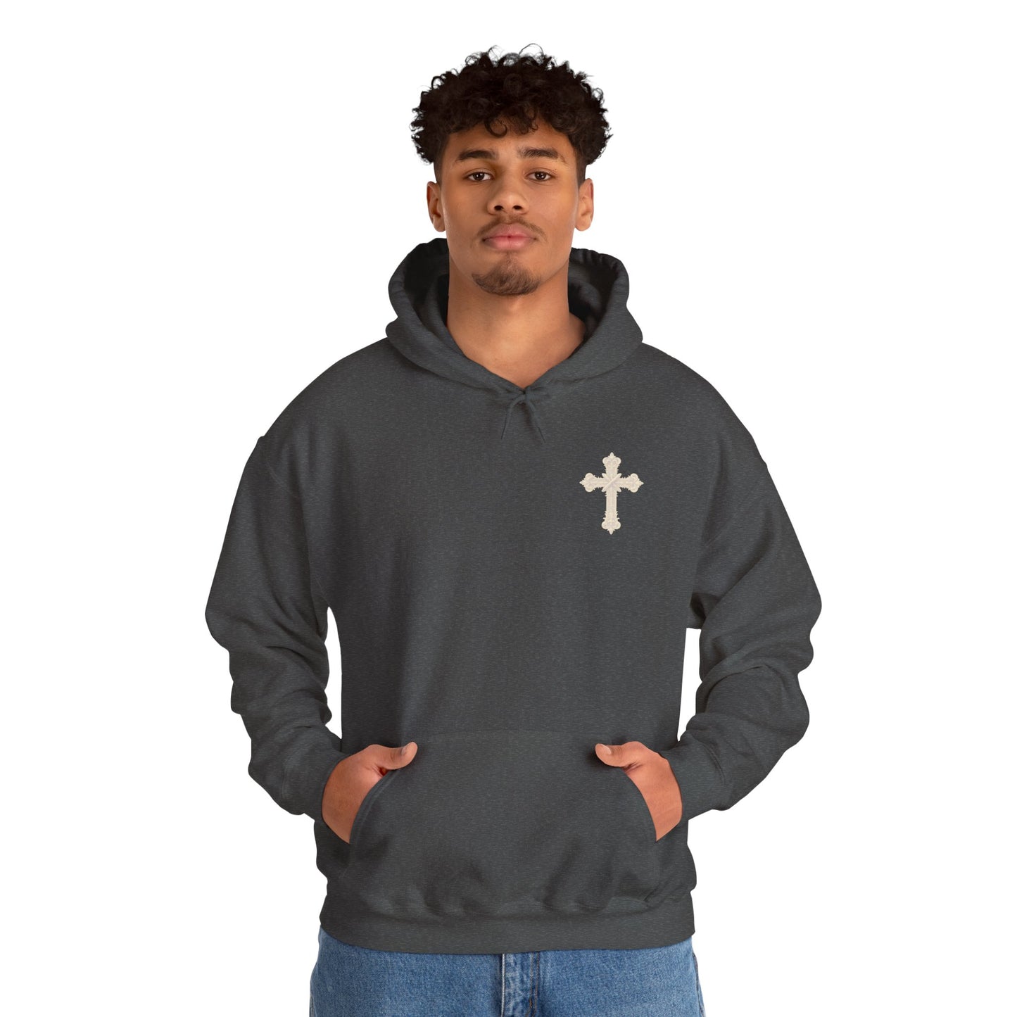 In God We Trust (silver) | Men’s Christian Hoodie