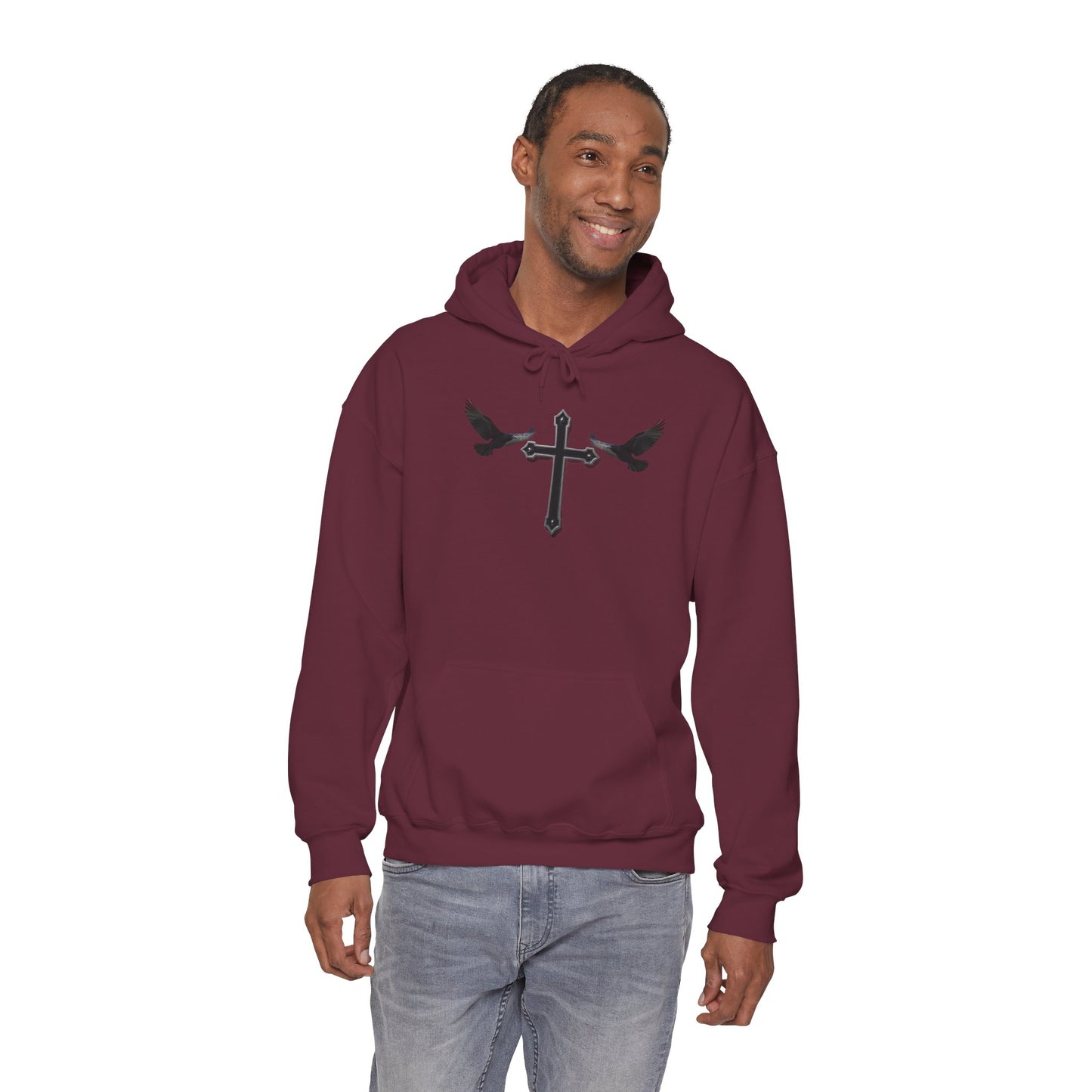 Servants of the Storm – Cross & Crows Men’s Hoodie