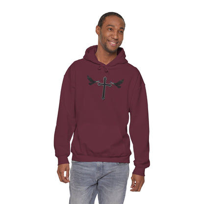 Servants of the Storm – Cross & Crows Men’s Hoodie