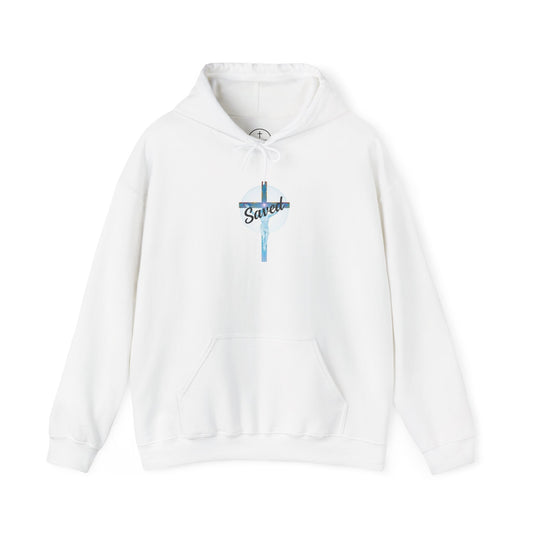 Saved in Christ – Men’s Christian Hoodie