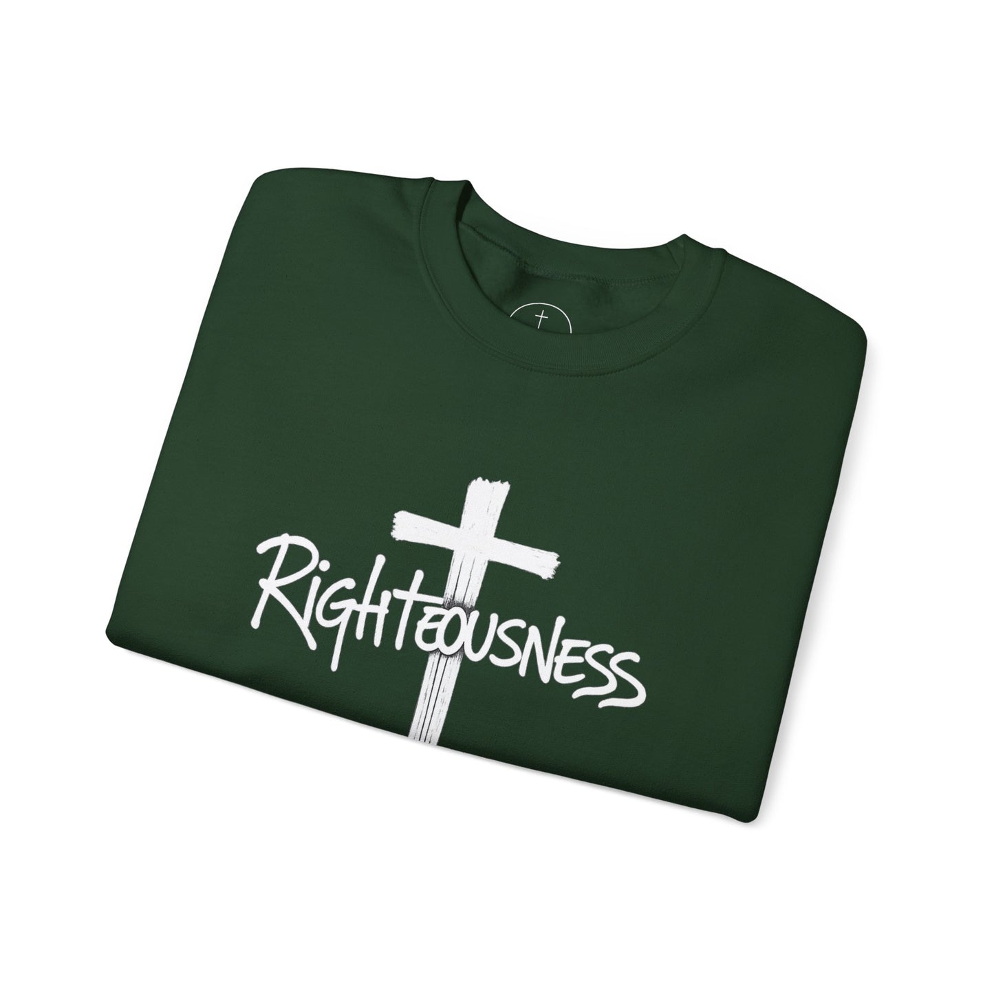 Righteousness - Men's Christian Sweatshirt (Dark Colors)