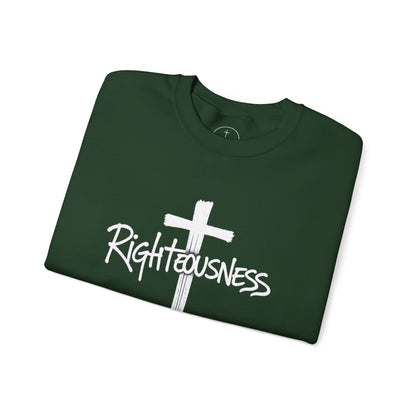 Righteousness - Men's Christian Sweatshirt (Dark Colors)