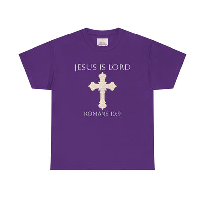 Jesus is Lord - Christian Women's Tee (White Lettering)