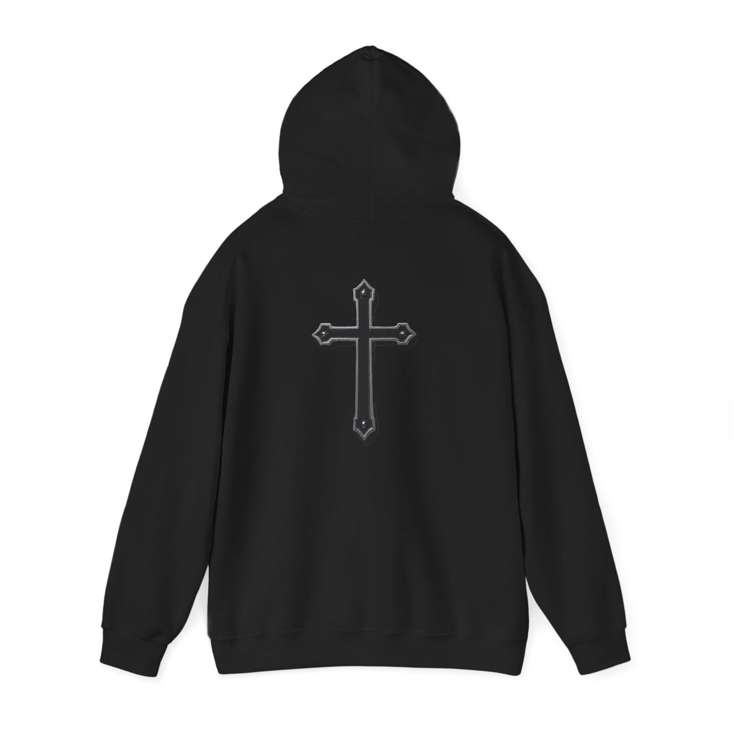 Warrior’s Black Cross Men’s Christian Hoodie