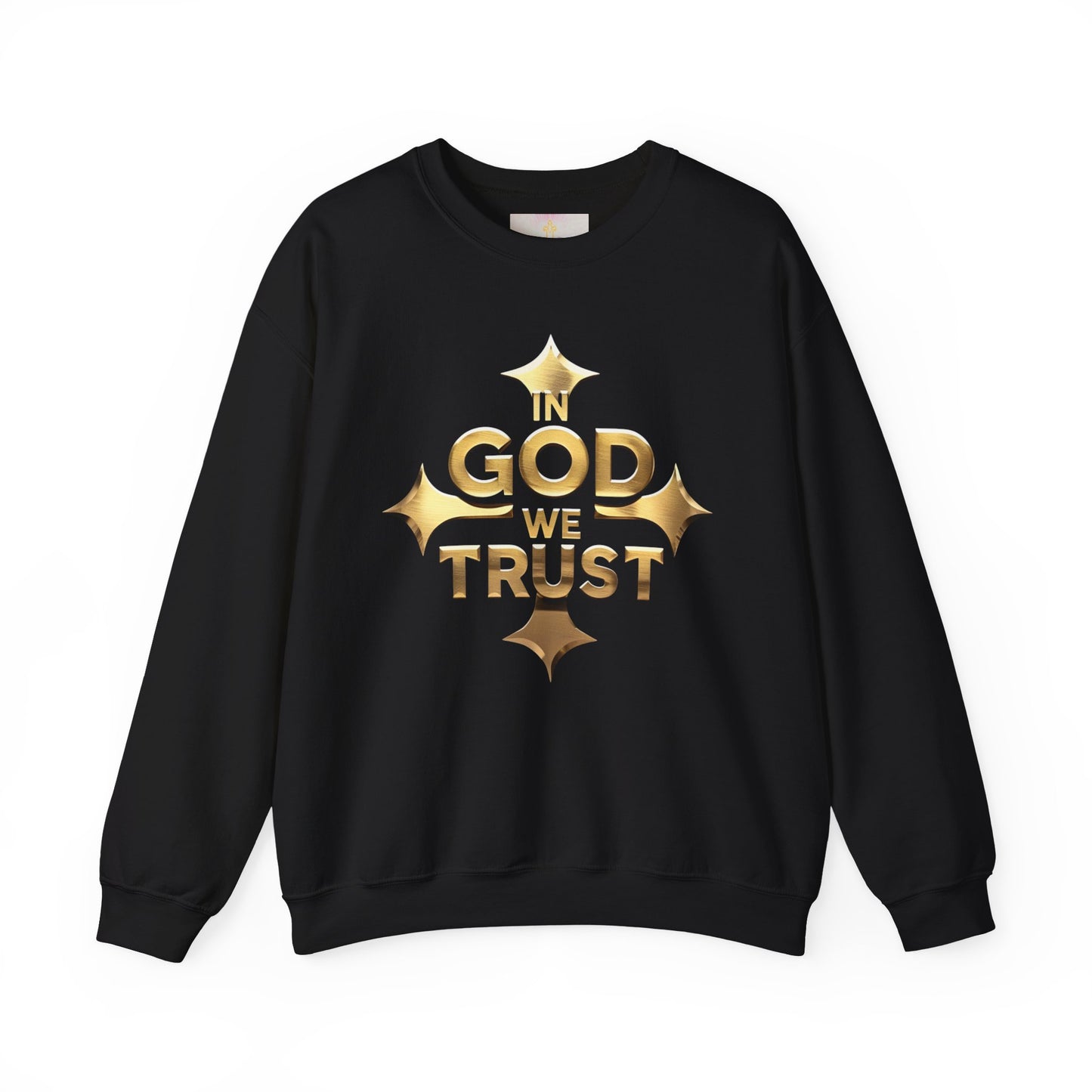 In God We Trust (Gold) - Women’s Christian Sweatshirt
