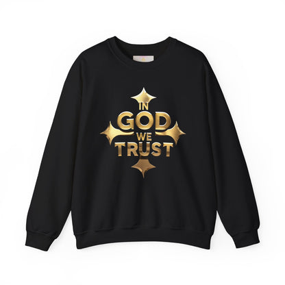 In God We Trust (Gold) - Women’s Christian Sweatshirt