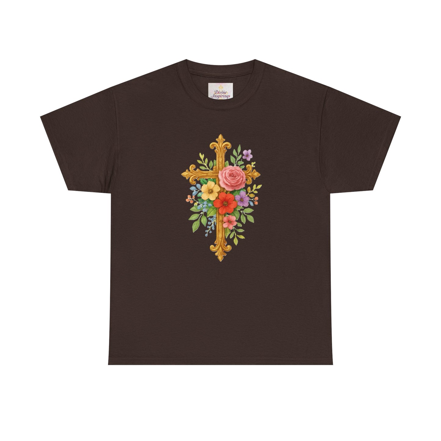 Floral Cross Tee - Women's Christian Apparel