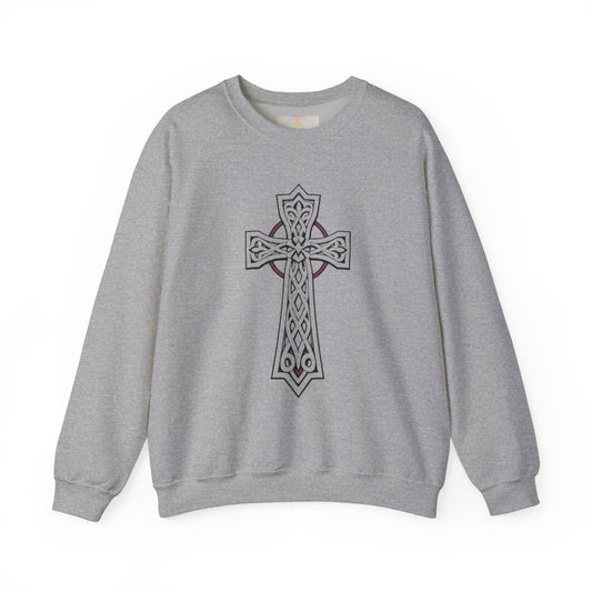 Fortress Faith | Men’s Celtic Cross Sweatshirt