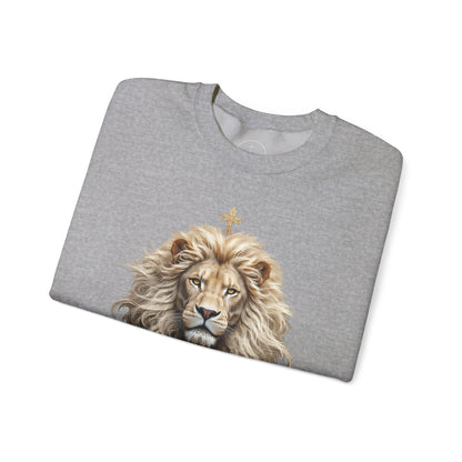 Christ is King (Lion of Judah) - Women's Christian Sweatshirt