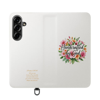 Handcrafted by God Samsung Wallet Case – Fearfully & Wonderfully Made