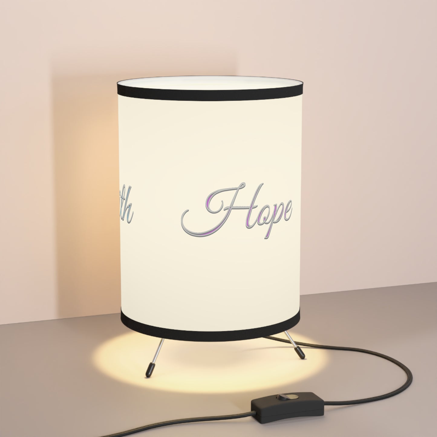 Trinity Glow – Faith, Hope & Love Lamp for Faith-Filled Rooms