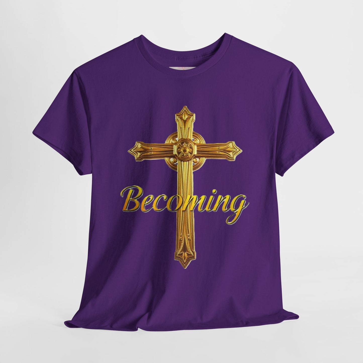 Becoming Men’s Faith Tee – Philippians 1:6 Edition (Light Lettering)