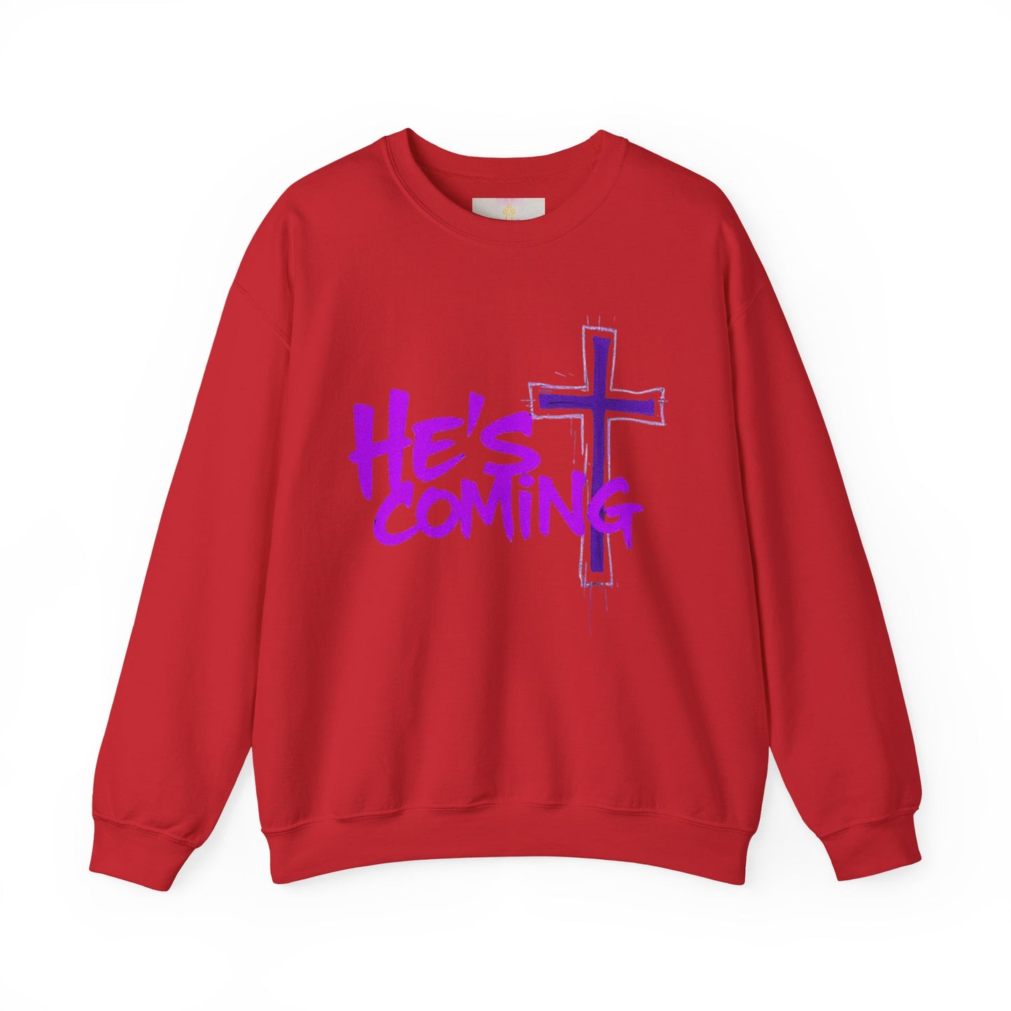 He’s Coming - Women's Bold Christian Sweatshirt